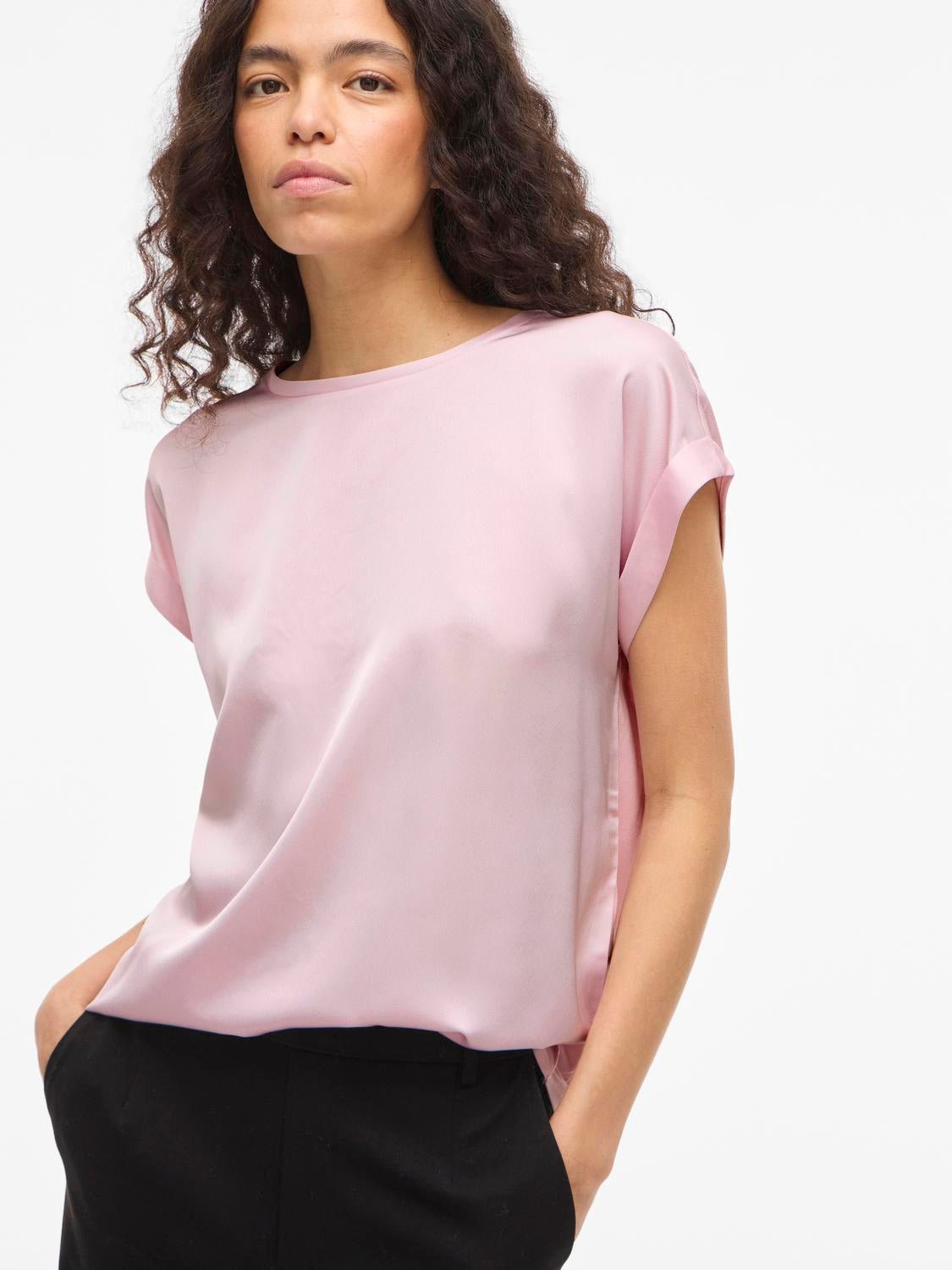 VIELLETTE Top - Cherry Blossom - VERO MODA & VILA Bergvik